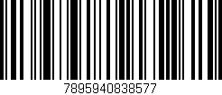 Código de barras (EAN, GTIN, SKU, ISBN): '7895940838577'