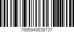 Código de barras (EAN, GTIN, SKU, ISBN): '7895940838737'