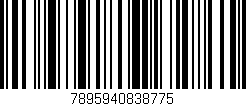 Código de barras (EAN, GTIN, SKU, ISBN): '7895940838775'