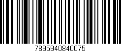 Código de barras (EAN, GTIN, SKU, ISBN): '7895940840075'