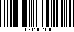 Código de barras (EAN, GTIN, SKU, ISBN): '7895940841089'