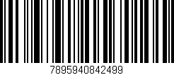 Código de barras (EAN, GTIN, SKU, ISBN): '7895940842499'
