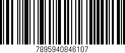 Código de barras (EAN, GTIN, SKU, ISBN): '7895940846107'