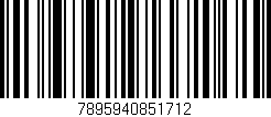 Código de barras (EAN, GTIN, SKU, ISBN): '7895940851712'