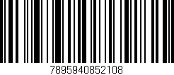 Código de barras (EAN, GTIN, SKU, ISBN): '7895940852108'