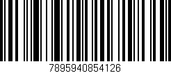 Código de barras (EAN, GTIN, SKU, ISBN): '7895940854126'