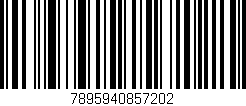 Código de barras (EAN, GTIN, SKU, ISBN): '7895940857202'