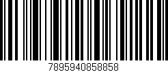 Código de barras (EAN, GTIN, SKU, ISBN): '7895940858858'