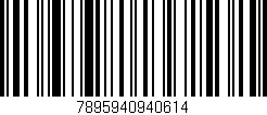 Código de barras (EAN, GTIN, SKU, ISBN): '7895940940614'