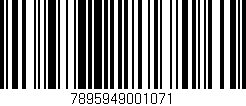 Código de barras (EAN, GTIN, SKU, ISBN): '7895949001071'
