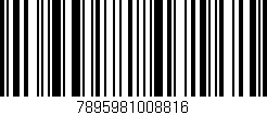 Código de barras (EAN, GTIN, SKU, ISBN): '7895981008816'