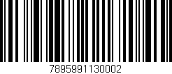 Código de barras (EAN, GTIN, SKU, ISBN): '7895991130002'