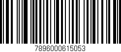 Código de barras (EAN, GTIN, SKU, ISBN): '7896000615053'