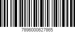 Código de barras (EAN, GTIN, SKU, ISBN): '7896000627865'
