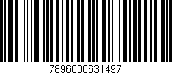 Código de barras (EAN, GTIN, SKU, ISBN): '7896000631497'