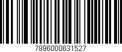 Código de barras (EAN, GTIN, SKU, ISBN): '7896000631527'