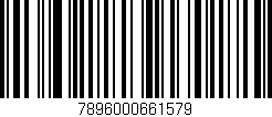 Código de barras (EAN, GTIN, SKU, ISBN): '7896000661579'