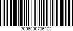 Código de barras (EAN, GTIN, SKU, ISBN): '7896000706133'
