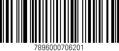 Código de barras (EAN, GTIN, SKU, ISBN): '7896000706201'