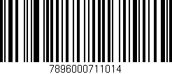Código de barras (EAN, GTIN, SKU, ISBN): '7896000711014'