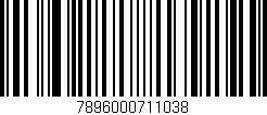 Código de barras (EAN, GTIN, SKU, ISBN): '7896000711038'