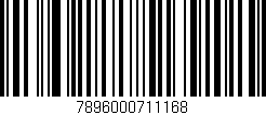 Código de barras (EAN, GTIN, SKU, ISBN): '7896000711168'