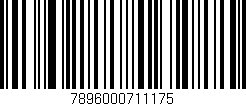 Código de barras (EAN, GTIN, SKU, ISBN): '7896000711175'