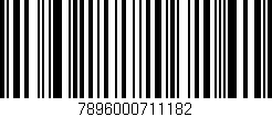 Código de barras (EAN, GTIN, SKU, ISBN): '7896000711182'