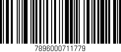 Código de barras (EAN, GTIN, SKU, ISBN): '7896000711779'