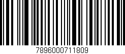 Código de barras (EAN, GTIN, SKU, ISBN): '7896000711809'