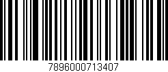 Código de barras (EAN, GTIN, SKU, ISBN): '7896000713407'