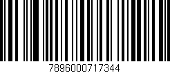 Código de barras (EAN, GTIN, SKU, ISBN): '7896000717344'