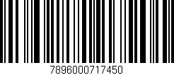 Código de barras (EAN, GTIN, SKU, ISBN): '7896000717450'