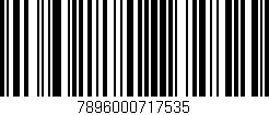 Código de barras (EAN, GTIN, SKU, ISBN): '7896000717535'