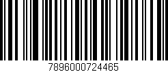 Código de barras (EAN, GTIN, SKU, ISBN): '7896000724465'