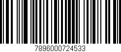 Código de barras (EAN, GTIN, SKU, ISBN): '7896000724533'