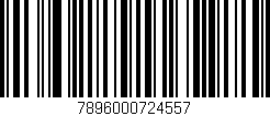 Código de barras (EAN, GTIN, SKU, ISBN): '7896000724557'
