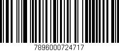Código de barras (EAN, GTIN, SKU, ISBN): '7896000724717'