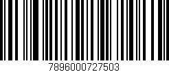 Código de barras (EAN, GTIN, SKU, ISBN): '7896000727503'
