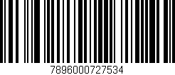 Código de barras (EAN, GTIN, SKU, ISBN): '7896000727534'