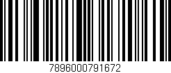 Código de barras (EAN, GTIN, SKU, ISBN): '7896000791672'
