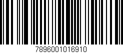 Código de barras (EAN, GTIN, SKU, ISBN): '7896001016910'