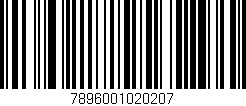 Código de barras (EAN, GTIN, SKU, ISBN): '7896001020207'