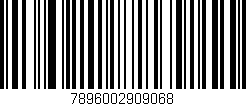 Código de barras (EAN, GTIN, SKU, ISBN): '7896002909068'