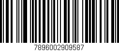 Código de barras (EAN, GTIN, SKU, ISBN): '7896002909587'