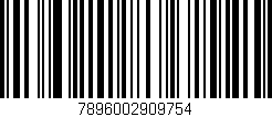 Código de barras (EAN, GTIN, SKU, ISBN): '7896002909754'
