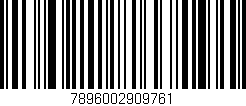 Código de barras (EAN, GTIN, SKU, ISBN): '7896002909761'