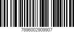 Código de barras (EAN, GTIN, SKU, ISBN): '7896002909907'
