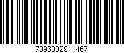 Código de barras (EAN, GTIN, SKU, ISBN): '7896002911467'