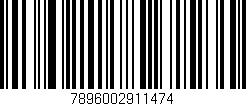 Código de barras (EAN, GTIN, SKU, ISBN): '7896002911474'